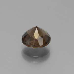 Quartz fumé Brun chocolat naturelle Coupe roude, 1.65 ct, VS-SI