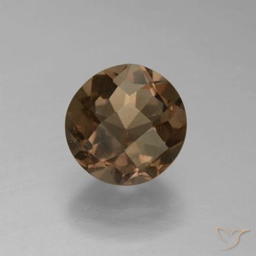 Quartz fumé Brun moyen-foncé naturelle Tour, 1.53 ct, VS