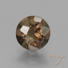 Quartz fumé Brun moyen naturelle Tour, 1.57 ct, VVS-VS