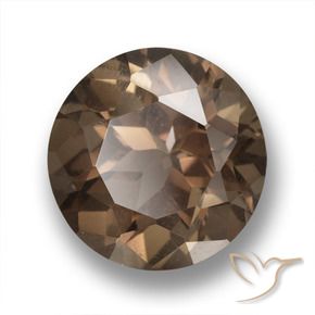 Quartz fumé Marron chaud naturelle Tour, 6.34 ct, VVS-VS