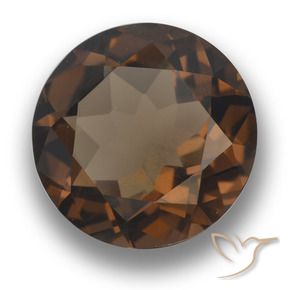Quartz fumé Marron foncé naturelle Tour, 9.60 ct, VVS