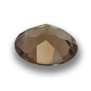 Quartz fumé marron naturelle coupe roude, 5,03 ct, VVS-VS