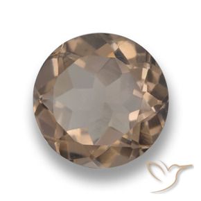Quartz fumé Marron clair naturelle Tour, 4.17 ct, VS