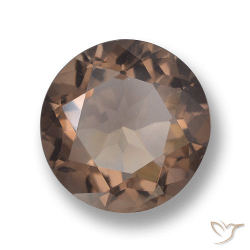 5.18ct Naturel Brun caryer Quartz fumé, Tour, VVS-VS