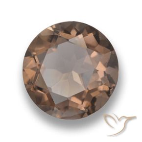 Quartz fumé Brun caryer naturelle Tour, 5.18 ct, VVS-VS