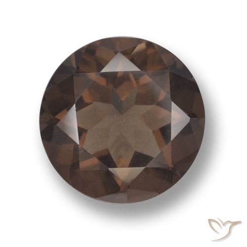 4.78ct Naturel Brun chocolat Quartz fumé, Tour, VVS-VS