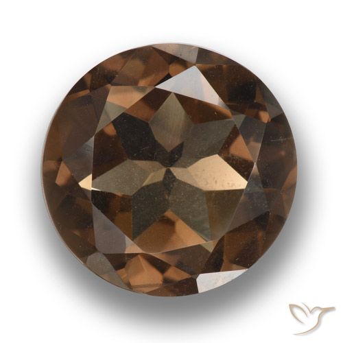 9.60ct Naturel Brun caryer Quartz fumé, Tour, VVS