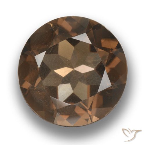 Quartz fumé Brun caryer naturelle Tour, 5.04 ct, VS