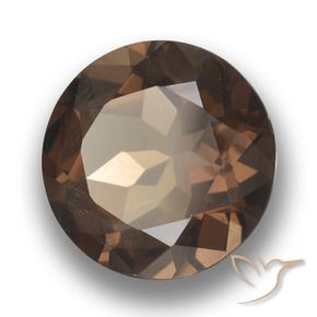 Quartz fumé Brun caryer naturelle Tour, 5.04 ct, VS