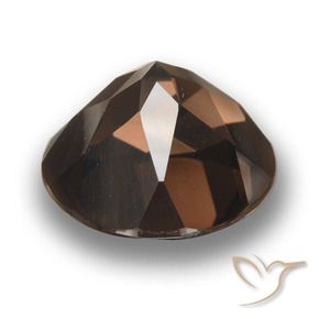 Quartz fumé Marron foncé naturelle Tour, 11.07 ct, VVS