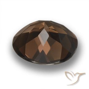 Quartz fumé Marron foncé naturelle Tour, 4.61 ct, VVS