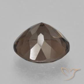 Quartz fumé Marron chaud naturelle Tour, 3.84 ct, VVS-VS