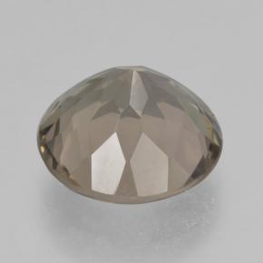 Quartz fumé Brun moyen naturelle Coupe roude, 4.44 ct, VVS-VS