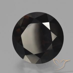 Quartz fumé Marron foncé naturelle Tour, 11.92 ct, VVS