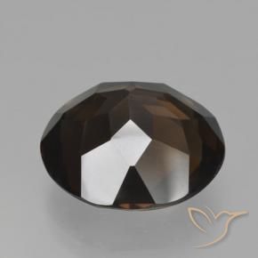Quartz fumé Marron foncé naturelle Tour, 10.34 ct, VVS-VS
