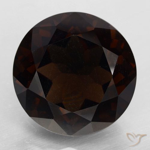 11.83ct Naturel Brun chocolat Quartz fumé, Tour, VVS