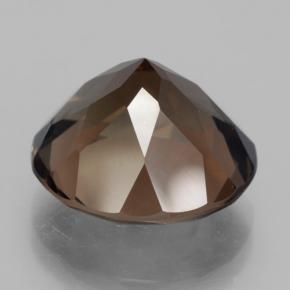 Quartz fumé Brun moyen naturelle Coupe roude, 10.36 ct, VVS-VS