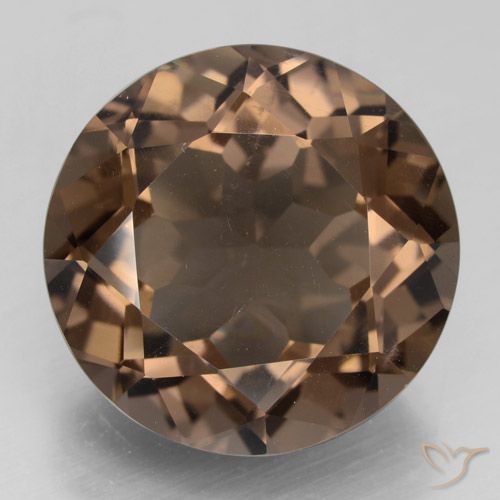12.36ct Naturel Brun moyen Quartz fumé, Tour, VS