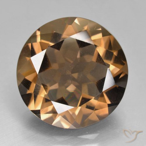 8.71ct Naturel Brun moyen Quartz fumé, Tour, VVS-VS