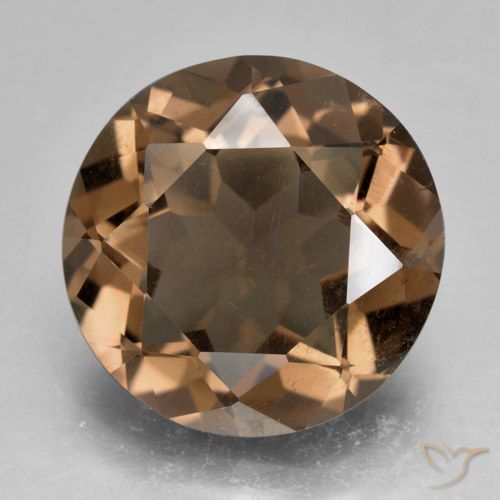 8.88ct Naturel Marron chaud Quartz fumé, Tour, VS