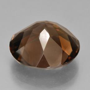 Quartz fumé Brun moyen naturelle Coupe roude, 10.61 ct, VVS-VS