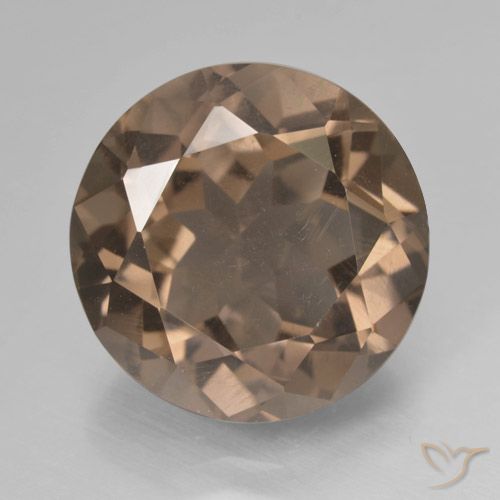 9.72ct Naturel Brun moyen Quartz fumé, Tour, VS