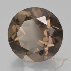 Quartz fumé Brun caryer naturelle Tour, 12.06 ct, VVS-VS