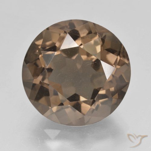 9.80ct Naturel Brun moyen Quartz fumé, Tour, VS