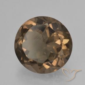 Quartz fumé Brun pain d'épices naturelle Tour, 4.01 ct, VVS-VS