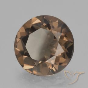 Quartz fumé Brun moyen-foncé naturelle Tour, 4.67 ct, VVS-VS