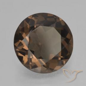 Quartz fumé Brun caryer naturelle Tour, 4.43 ct, VVS-VS