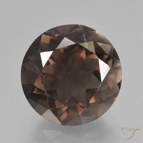 Quartz fumé Brun caryer naturelle Tour, 5.09 ct, VVS-VS