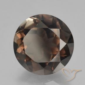 Quartz fumé Brun caryer naturelle Tour, 5.09 ct, VVS-VS