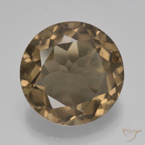 5.22ct Naturel Brun moyen-léger Quartz fumé, Tour, VS