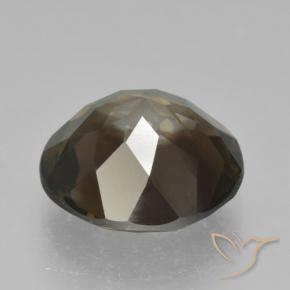 Quartz fumé Marron foncé naturelle Tour, 5.09 ct, VVS-VS