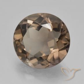 Quartz fumé Brun caryer naturelle Tour, 5.13 ct, VVS-VS