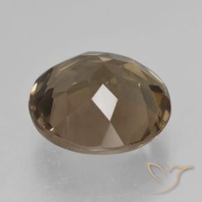 Quartz fumé Moka léger naturelle Tour, 5.52 ct, VS