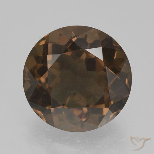 4.60ct Naturel Brun caryer Quartz fumé, Tour, VVS-VS