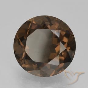 Quartz fumé Brun caryer naturelle Tour, 4.60 ct, VVS-VS