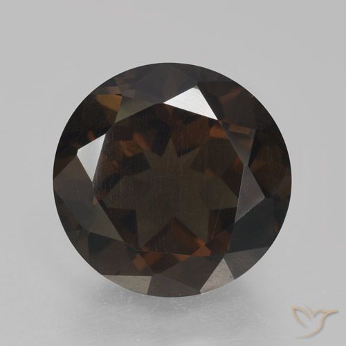 4.79ct Naturel Brun chocolat profond Quartz fumé, Tour, VVS-VS