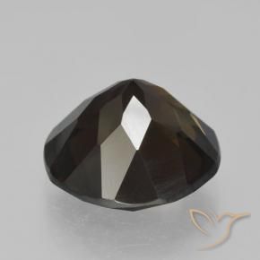Quartz fumé Brun chocolat profond naturelle Tour, 4.79 ct, VVS-VS