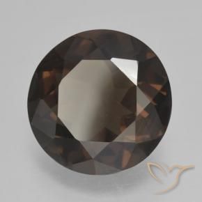 Quartz fumé Brun caryer naturelle Tour, 4.76 ct, VVS-VS
