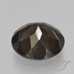 Quartz fumé Brun caryer naturelle Tour, 4.76 ct, VVS-VS