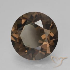 Quartz fumé Brun caryer naturelle Tour, 4.32 ct, VVS-VS