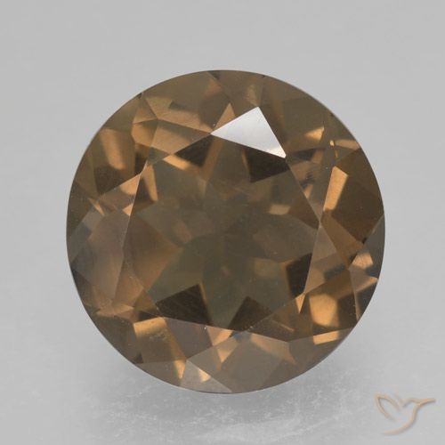4.87ct Naturel Marron chaud Quartz fumé, Tour, VS