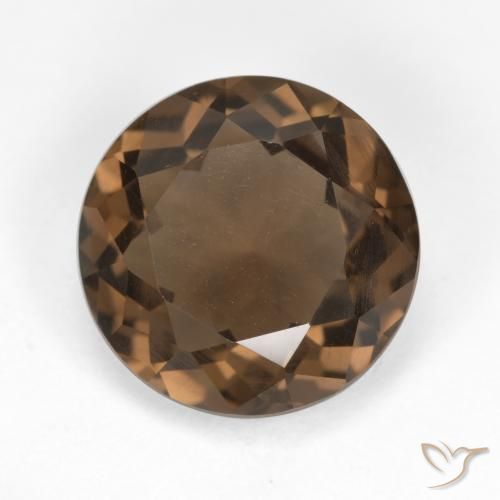 4.70ct Naturel Brun caryer Quartz fumé, Tour, VS