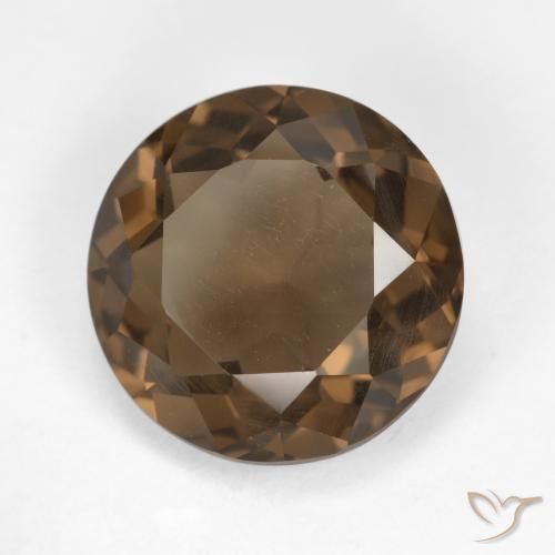 Quartz fumé Brun caryer naturelle Tour, 4.70 ct, VS