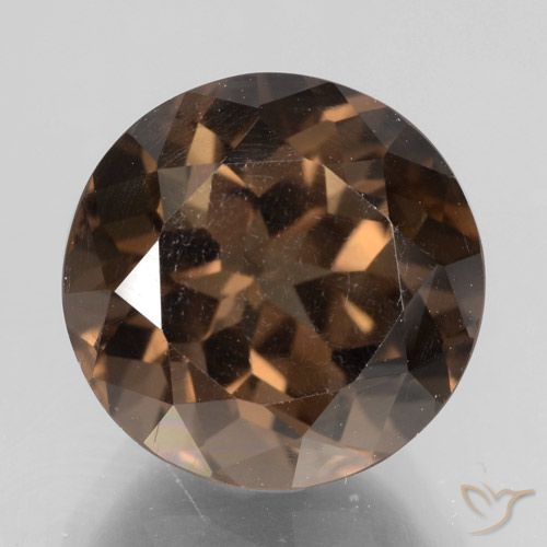 4.61ct Naturel Brun caryer Quartz fumé, Tour, VS