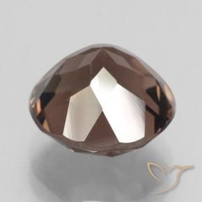 Quartz fumé Brun moyen-foncé naturelle Tour, 4.32 ct, VVS-VS