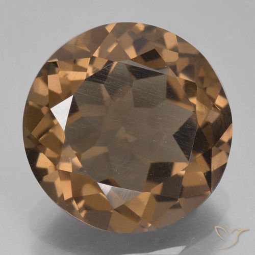 5.90ct Naturel Brun moyen Quartz fumé, Tour, VVS-VS